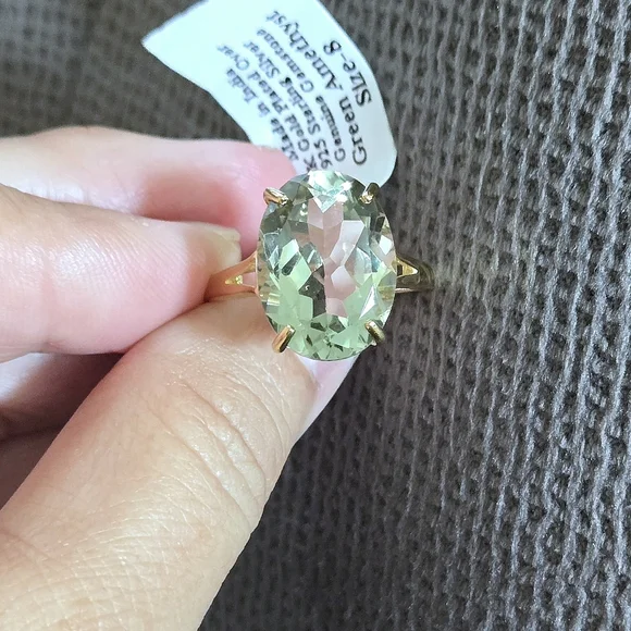 Shivam Green💚 Amethyst Ring💍 - NWT - Picture 15 of 16